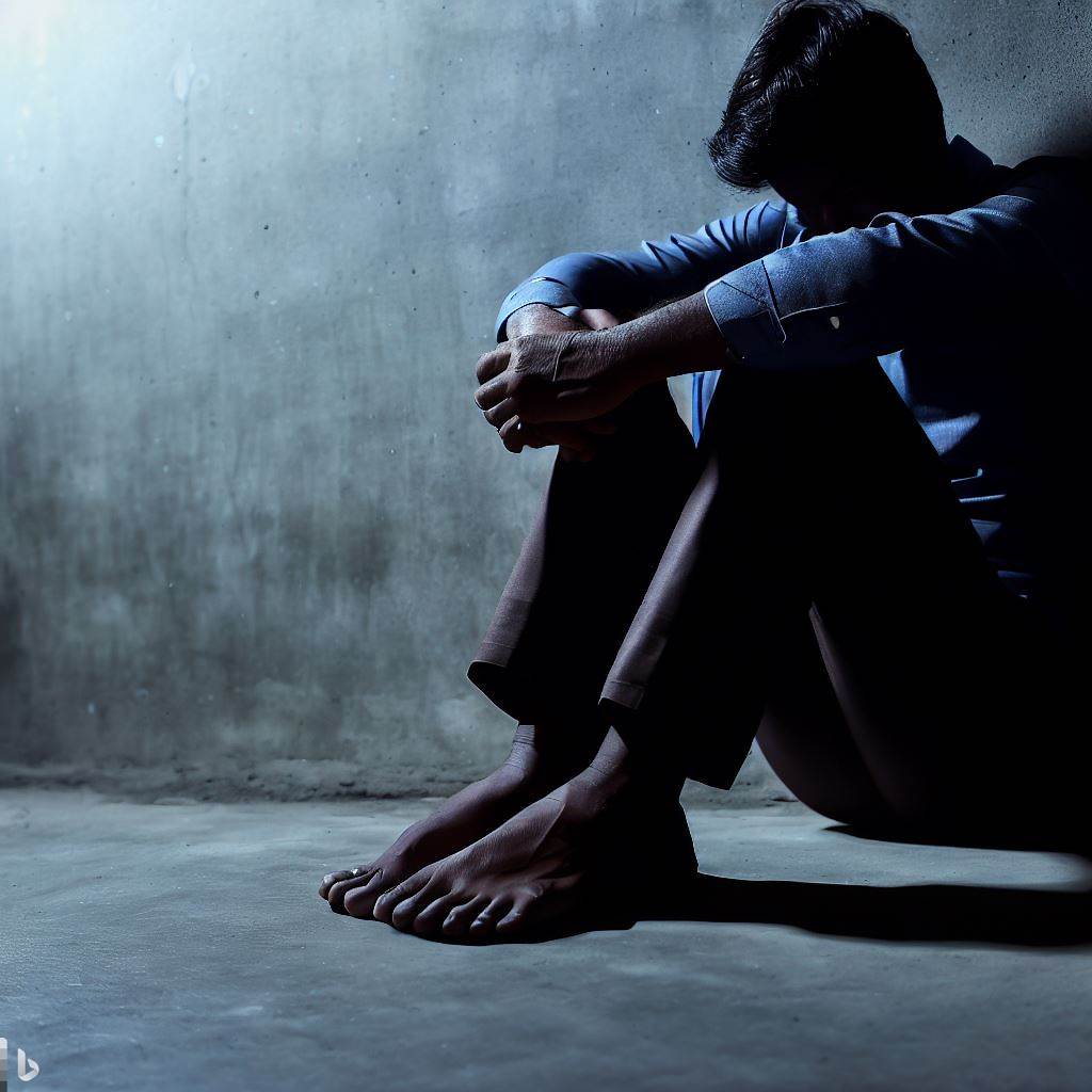 I Sit Troubled : Poem of a broken&nbsp;man