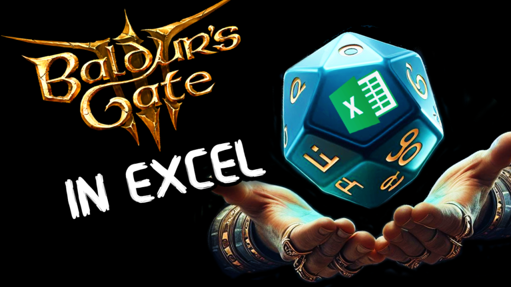I made a Baldur’s Gate like DnD game in EXCEL